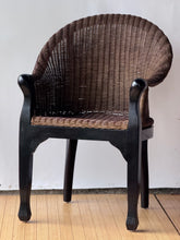 Load image into Gallery viewer, Vintage Indonesian Shellback Wicker Chair