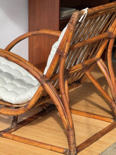 Load image into Gallery viewer, Vintage Sculptural Rattan Chair