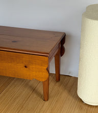 Load image into Gallery viewer, Vintage Scalloped Walnut Coffee Table