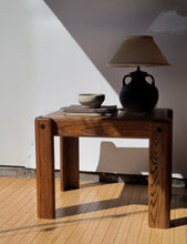 Load image into Gallery viewer, Vintage Chunky Oak End Table