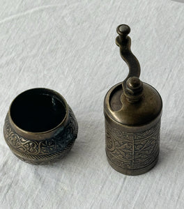 Turkish Brass Manual Spice Grinder