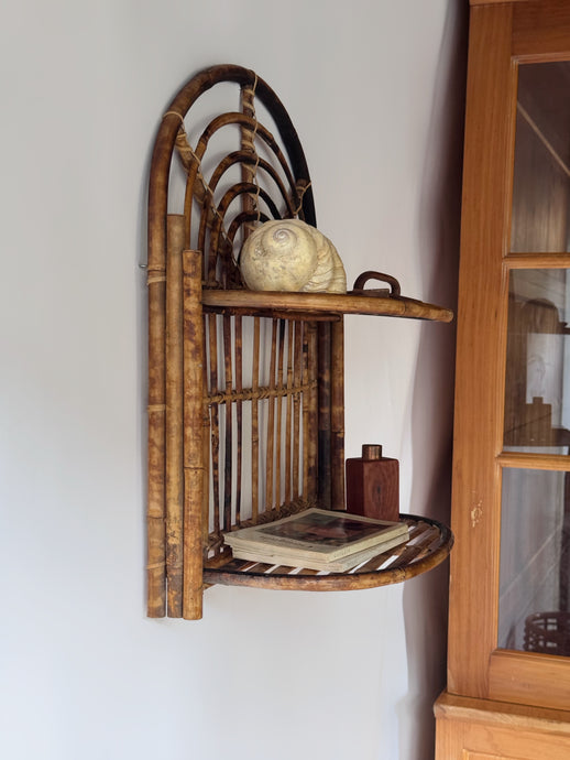 Vintage Bamboo Foldable Shelf