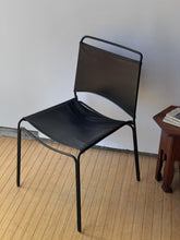 Load image into Gallery viewer, Trace Modern Black Leather Chair
