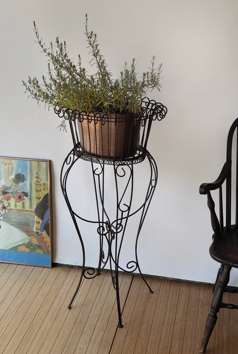 Antique Wrought Iron Planter