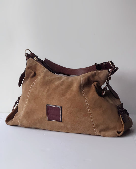 Vintage Dooney & Bourke Suede Leather Bag