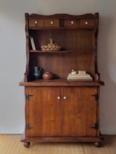 Load image into Gallery viewer, Antique American Pine Scalloped Cupboard