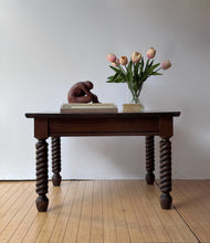 Load image into Gallery viewer, Vintage Squared Barley Twist Coffee Table