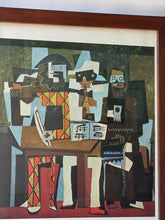 Load image into Gallery viewer, Vintage Picasso 3 Musicians Framed
