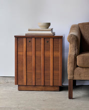 Load image into Gallery viewer, MCM Walnut Storage End Table