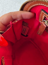 Load image into Gallery viewer, Vintage Pebble Grain Dooney &amp; Bourke Burgundy Mini Satchel Bag