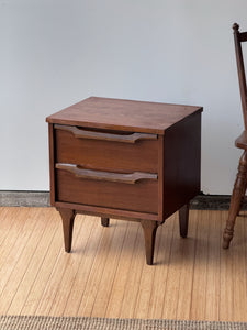 Mid Century Modern Walnut End Table