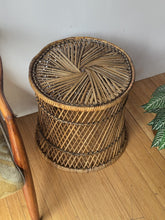 Load image into Gallery viewer, 1970’s Wicker Plant Stand