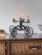 Load image into Gallery viewer, XL Vintage Swirl Iron Candalabra