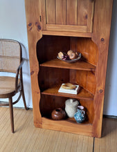 Load image into Gallery viewer, Vintage Handcrafted Corner Wooden Cabinet