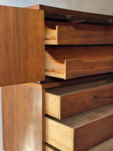 Load image into Gallery viewer, Mid Century Modern Bassett Highboy Dresser