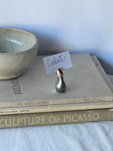 Load image into Gallery viewer, Vintage Silver Egg Plant Name Card Holders