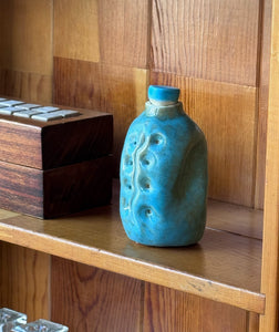 Studio Pottery Altar Bottle with Topper