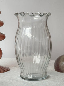 Precious Vintage Ruffle Vase