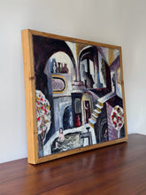 Load image into Gallery viewer, Original Vintage Acrylic on Canvas Framed