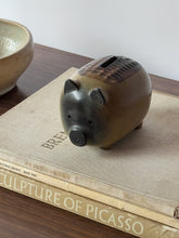 Load image into Gallery viewer, Vintage Japanese Stoneware Piggy Bank