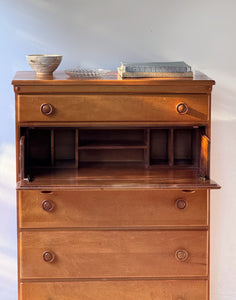 1950's Hide-a-Desk Cedar Dresser