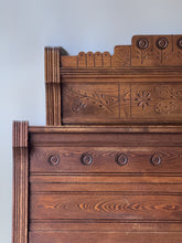 Load image into Gallery viewer, Antique Eastlake Full Sized Bed