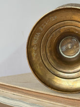 Load image into Gallery viewer, Vintage Brass Etched Vase
