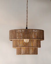 Load image into Gallery viewer, Modern Hanging Jute Rope Light