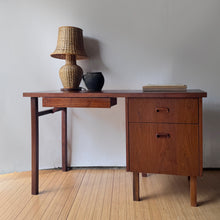 Load image into Gallery viewer, Vintage Walnut MCM Desk