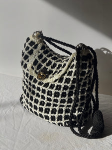 Italian Crochet Shoulder Bag