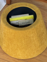 Load image into Gallery viewer, Modern Mustard Storgae Ottoman
