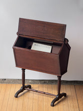 Load image into Gallery viewer, Antique Standing Sewing Box
