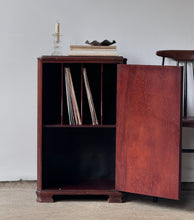 Load image into Gallery viewer, Vintage 1940&#39;s Mahogany Record Cabinet by Continental