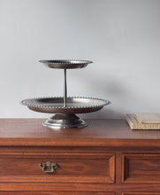 Load image into Gallery viewer, Silver Tiered Food Server