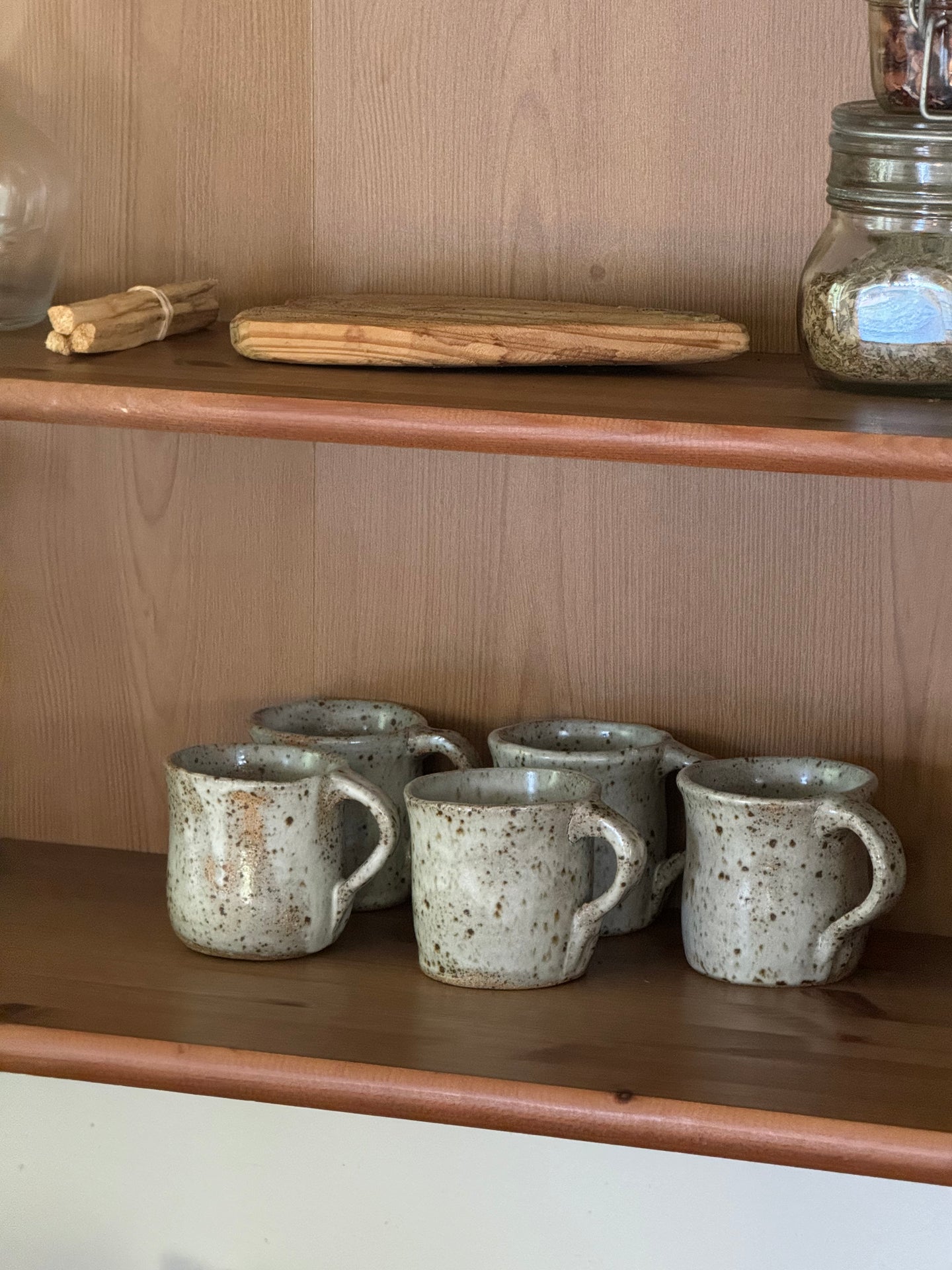 Set of 5 Studio Pottery Espresso Mugs