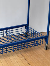Load image into Gallery viewer, Modern Blue Metal Trolley