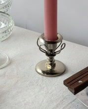 Load image into Gallery viewer, Handcrafted Silver Single Candle Holder