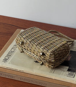 Vintage Golden Little Handbag