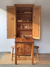 Load image into Gallery viewer, Vintage Reclaimed Pine Hide a Table “Cowboy Kitchen”