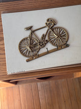 Load image into Gallery viewer, Vintage Brass Bicycle Key Holder Rack
