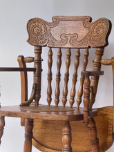 Load image into Gallery viewer, Antique Victorian Wooden High Chair