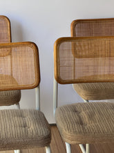 Load image into Gallery viewer, Set of 4 1970&#39;s Cantilever Cane Dining Chairs