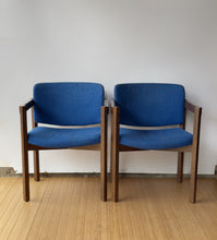 Load image into Gallery viewer, MCM Cobalt Blue Upholstered Single Chairs