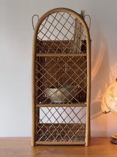 Load image into Gallery viewer, Vintage Wicker Wall Shelf