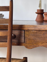 Load image into Gallery viewer, Antique Mission Oak Library Desk