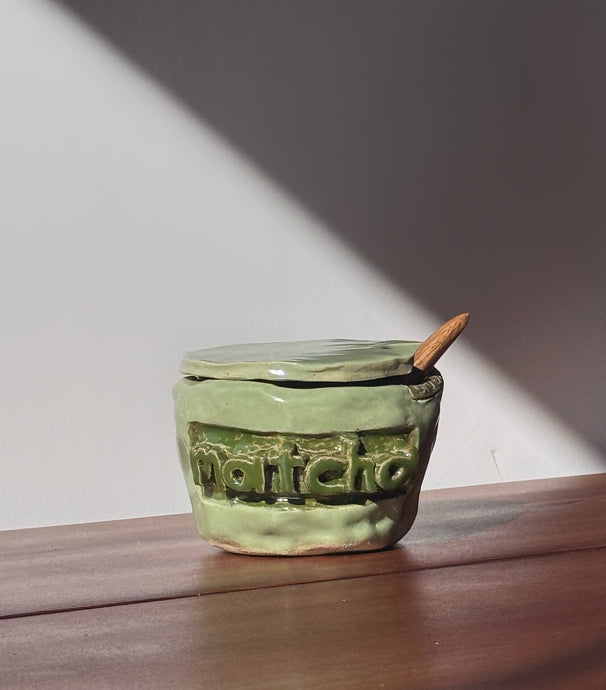 Studio Thrown ‘Matcha’ Pottery Dish
