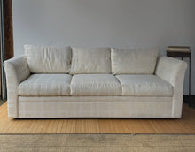 Load image into Gallery viewer, Mid Century Plaid Tuxedo Three Seater Sofa