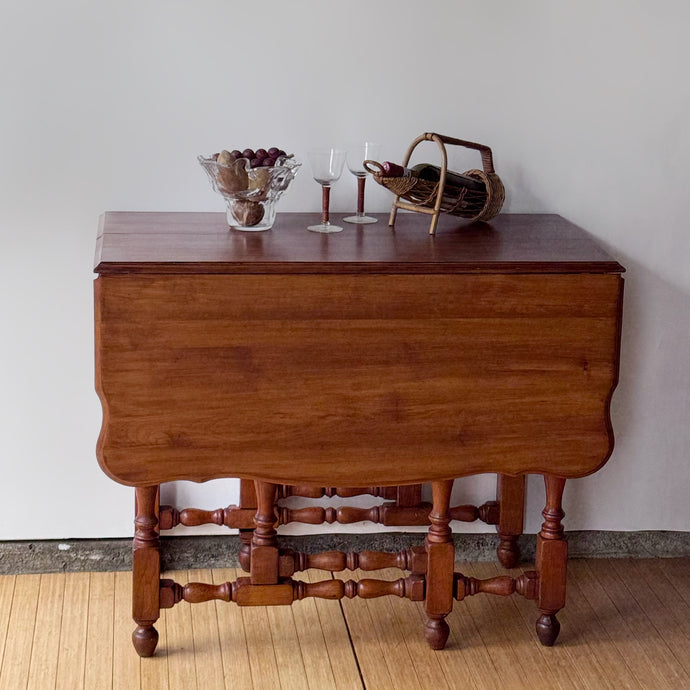 Antique Drop Leaf Maple Dining Table