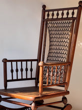 Load image into Gallery viewer, 1800's Antique Wooden Rocking Chair