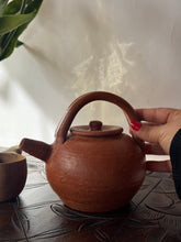 Load image into Gallery viewer, Vintage Handmade Decorative Clay Teapot